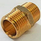Brass Hex Nipple 3mm 1/8