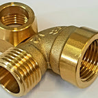 Brass Elbow M/F 10mm 3/8