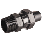 15mm Hansen Male Coupling with nut