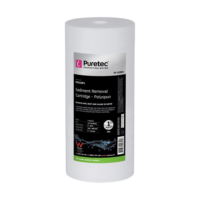 Puretec Polyspun 1 Micron 10"J Filter Cartridge