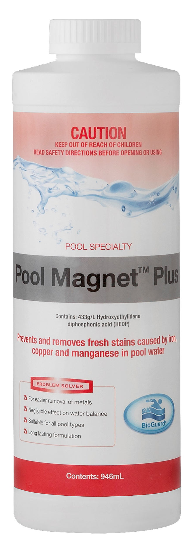 Metal Removal (excess iron & copper) - For clean healthy stain free pools