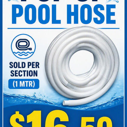 Quality 32mm Pop Up Pool Hose Cut Per length/ section