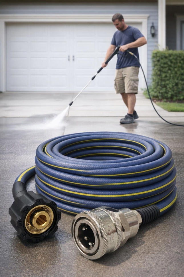 Waterblaster Hose 3/8x20m  Snap Connect USA