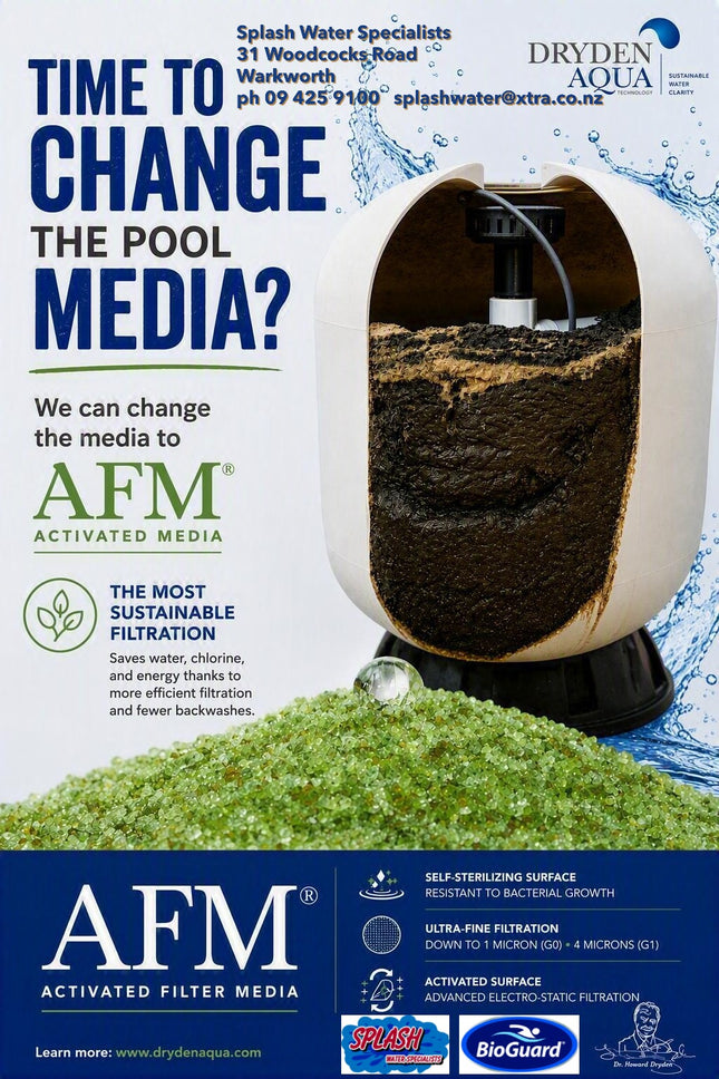AFM® Activated Pool Filter  Media (Click and collect only or Install)